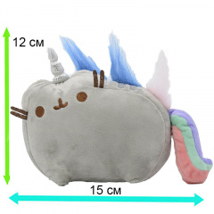 Комплект 2Life М'яка іграшка Pusheen cat 12х15 см та юла v-12301 Городок