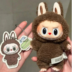 Брелок м'яка іграшка плюшева No Brand Labubu The Monsters exciting macaron фигурка 17 см (2104618547) Курень