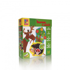 Игра-шнуровка с липучками "Ежик в лесу" Vladi Toys VT1804-45 укр Шостка