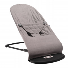 Змінний чохол SBT group на шезлонг Baby Bjorn Balance Soft колосок бавовна Сірий (BBS-00-18) Ворожба