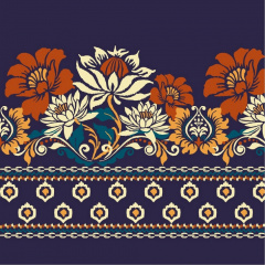 Картина за номерами Флористичний орнамент Art Craft 13042-AC 30х30 см Рівне
