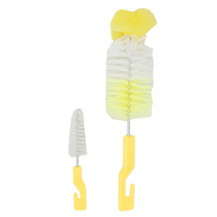 Набір йоржиків для миття пляшечок Mega Zayka MGZ-0211(Yellow) 2 шт Городок