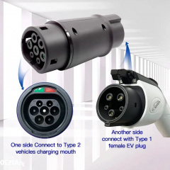 Адаптер Перехідник Type 1 - Type 2 Bluefield (Mennekes IEC 62196-2 – J1772) Black (455050568) Черкассы