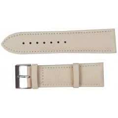 Ремінець для годинника зі шкіри Mykhail Ikhtyar 24 мм Бежевий (S002-024s beige) Чернигов