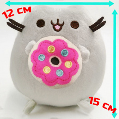 М'яка іграшка 2Life Pusheen cat Кіт з пончиком 15х12 см v-12315 Изюм