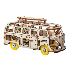 Дерев'яний конструктор "Dream Van" Time for Machine T4M380301 Жовтий Ворожба
