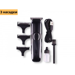 Професійна акумуляторна машинка для стрижки волосся з насадками XPro V-020 (40950-V-020) Курінь