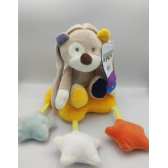 Іграшка-підвіска Bebek 25х21 см Собачка на квітці Multicolor Вышгород