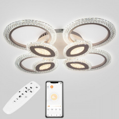 Полочна LED люстра Sunlight 5809/4+4 Білий Доманівка