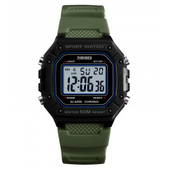 Годинник наручний Skmei 1496 Army Green 1496AG (17143-hbr) Обухов