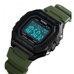Годинник наручний Skmei 1496 Army Green 1496AG (17143-hbr) Обухов