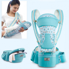 Хипсит Эрго-рюкзак кенгуру переноска Baby Carrier 6 в 1 Мятный и игрушка кот c Пончиком Пушин кэт Серый (vol-2066) Братське