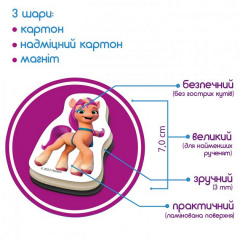 Набор магнитов My Little Pony Дружба Magdum МЕ 5031-21 Первомайск