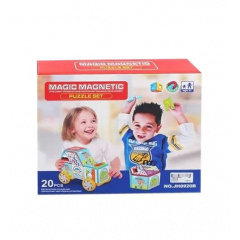 Конструктор магнітний 20 елементів MiC (JH8920B) Шостка