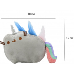 Комплект М'яка іграшка кіт-єдиноріг веселка Pusheen cat та Набір для творчості Малюй Світлом (vol-680) Кропивницький