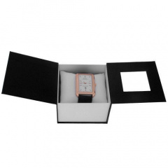 Подарункова коробка для годинника BoX Чорно-біла (IBW028BO) Камінь-Каширський