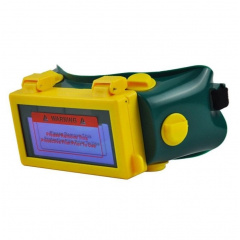 Захисні окуляри RIAS Welding Mask для зварювання та різання металу Yellow-Green (3_01576) Ужгород