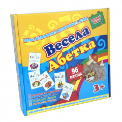 Дитячі Пазли "Весела абетка" Strateg 525ST укр. Доманёвка