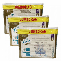 Дитячі одноразові підгузки Dada Extra Care Jumbo Bag Розмір 4 Maxi (7-16 кг) 246 шт Королёво