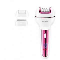 Жіночий епілятор з насадками VGR V-732 3в1 Рожевий (1985500939) Боярка
