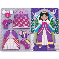 Пазл - вкладиш дерев'яний для малюків "Принцеси" Melissa & Doug 6 елементів MD19021 Київ