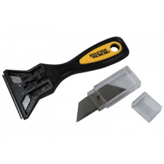 Скребок для фарби з комплектом лез 10 шт MASTERTOOL GM (17-1001) Самбір