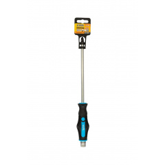 Викрутка ударна хрестова магнітна MASTERTOOL GM EXTERNAL HEX PH3х200 мм ручка з покриттям TPR (49-6320) Володарськ-Волинський