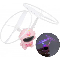 Іграшка літаючий Космонавт RIAS GSX Spaceman з LED підсвічуванням Pink (3_04752) Королево