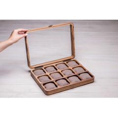 Бокс для зберігання наручних годинників ecoWalnut 7х35х26.5 см Полтава