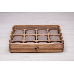 Бокс для зберігання наручних годинників ecoWalnut 7х35х26.5 см Полтава