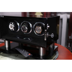 Шкатулка Salvadore для підзаводу 3 годинників 8003/BF/DF 235х330х230 мм Чорний Охтирка