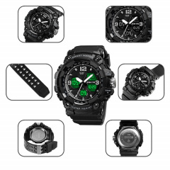 Годинник наручний чоловічий Skmei 1742 Black 1742BK (17167-hbr) Ирпень