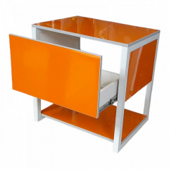 Тумба підвісна пластикова The MIX loft Sunset 60x60x45 см Orange Первомайск