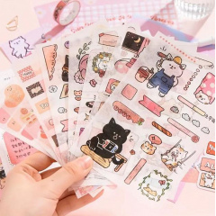 Набір для вінтажного естетичного скрапбукінгу та кардмейкінгу Urbanset CatGlow з витратними матеріалами 23х18,5 см Різнокольоровий (Cat3А6) Луцьк