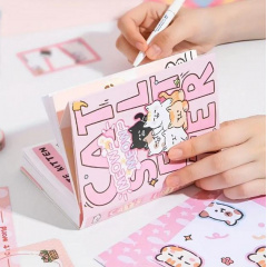 Набір для вінтажного естетичного скрапбукінгу та кардмейкінгу Urbanset CatGlow з витратними матеріалами 23х18,5 см Різнокольоровий (Cat3А6) Луцьк