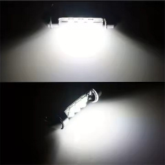 Комплект світлодіодних ламп Napo LED SJ-3030-6SMD 31mm C5W C10W 4 шт Білий (2476278728) Київ