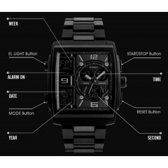 Наручний годинник Durable Skmei 1274 Black Вышгород