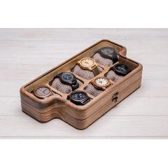 Бокс для зберігання наручних годинників ecoWalnut 7х35х18 см Київ