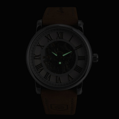 Наручний годинник Forsining Vintage Pro Сріблястий (3275) Олександрія