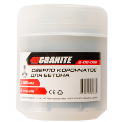 Свердло корончате GRANITE для бетону 65 мм 8 зубців 2-08-066 Херсон