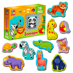 Набор магнитов MAXI "Зоо" Vladi Toys VT3106-25 18 шт Стрый