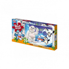М'які пазли "Снігова людина" Danko Toys S20-09-07 20 елементів Нововолынск