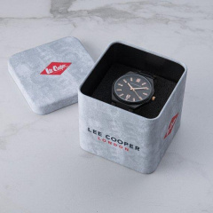 Годинник чоловічий водостійкий наручний Lee Cooper Knight Чорний (2493722168) Курень
