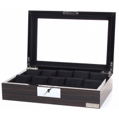 Шкатулка для зберігання годинників Salvadore WB/2386/10.EB 31,5х21х8,5 см Коричнево-чорний Володарськ-Волинський