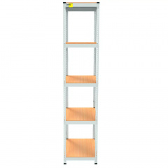 Металевий стелаж Emby Light Series 2400х450x450 мм 5 полиць ДСП до 100 кг Тернопіль