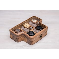 Органайзер для зберігання наручних годинників ecoWalnut 7х26.5х18 см Київ