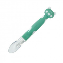 Дитяча силіконова ложка Хрюшка Mega Zayka MGZ-0114 (Turquoise) Красноград
