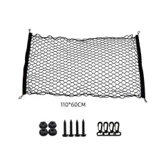 Сітка кишеня в багажник автомобіля Icar на гачках 110х60 см Чорний (С051252) Новояворовск