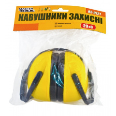 Навушники захисні MASTERTOOL GM 20 дБ Чорно-жовтий (82-0121) Черновцы