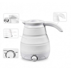 Універсальний електричний складний чайник BSM Elecreic Kettle 0.6 л Білий Кам'янське